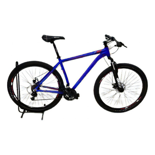 Mountain bike Oxea Riddich R29 M 21v frenos de disco mecánico cambios Shimano color azul/rojo  