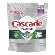 Cascade Platinum Actionpacs Detergente Lavavajillas 21 Pz