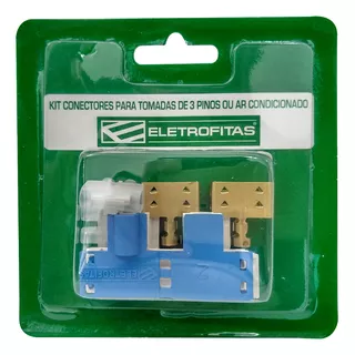 Kit Conectores Eletrofita 3 Pistas Tomada 20a