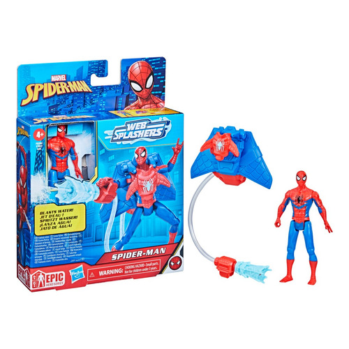 Figura De Acción Marvel Epic Hero Series Spider-man +3