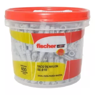 Taco Tarugo Fischer Sx10 Balde X400un Ladrillo Hueco -macizo