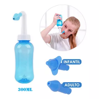 Sinusite Higienizador Ducha Nasal  Cor Azul Mfl