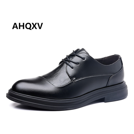 Zapatos De Vestir De Cuero Casual De Negocios Para Hombres.