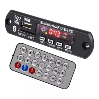 Modulo Reproductor Carro Bluetooth Radio Usb Fm Sd