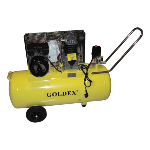 Compresor De Aire Goldex 100 Litros 3 Hp 370 Litros/min Frecuencia No Aplica