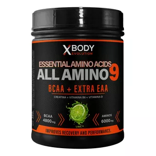 Aminoácido, El Mejor Recuperador Muscular All Amino9 Xbody Sabor Lima