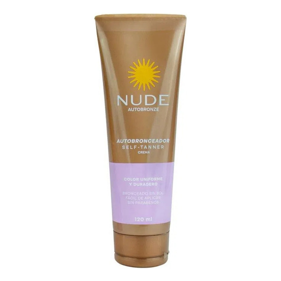 Autobronceador En Crema Nude 120ml Marca Nude