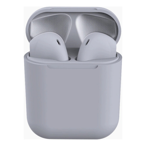 Audífono Inalámbrico Bluetooth Inpods 12 Manos Libres 5.0 Color Gris