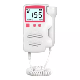 Baby Detector De Frecuencia Cardíaca Doppler Fetal Portátil