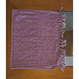 Rebozo Roxo Em Algodão