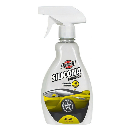 Silicona Emulsión Para Auto Speedway Spray X 440 Cc Color Blanco