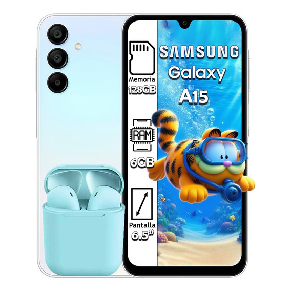 Celular Samsung Galaxy A15 Dual Sim 128gb 6gb Ram + Kit