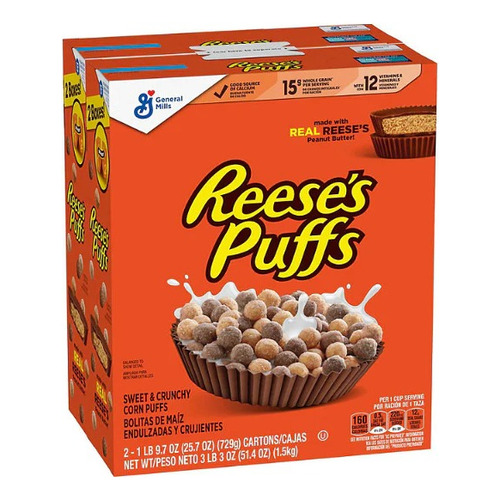 Cereal Reese's Puffs 1.5kg 2 Piezas