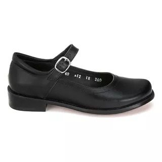 Zapato Escolar Negro Joven Lgc 00390