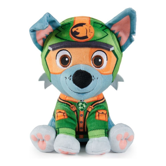 Peluche Rocky Paw Patrol Serie Jungla Cachorro 20cm Original