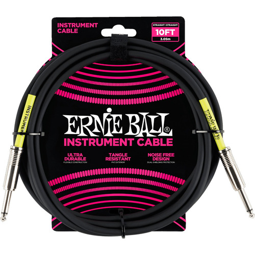 Cable Guitarra Bajo 3 Metros Ernie Ball 6048 