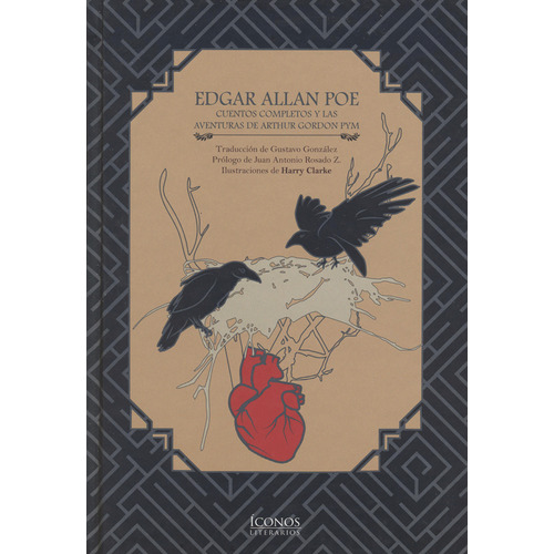 Cuentos completos y las aventuras de Arthur Gordon Pym, de Edgar Allan Poe. Editorial Editores Mexicanos Unidos, tapa dura en español, 2022