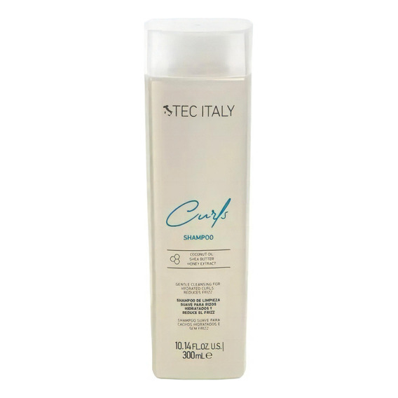  Tec Italy Shampoo Curls Limpieza Suave Para Rizos 300ml