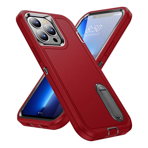 Funda Para iPhone 13 Pro Max Adventure Extreme Rojo-negro