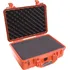 Pelican Case 1500 Con Espuma Precortada, Hermético Color Naranja