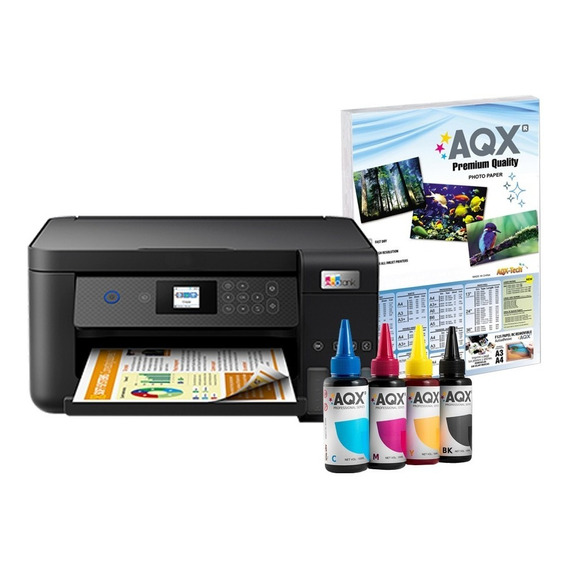 Impresora Multif Epson Ecotank L4260 Wifi + Tinta 400ml Aqx