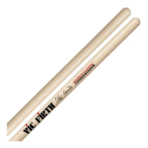 Palillos Timbales Vic Firth Saac Alex Acuna Conquistador Nat Color Natural