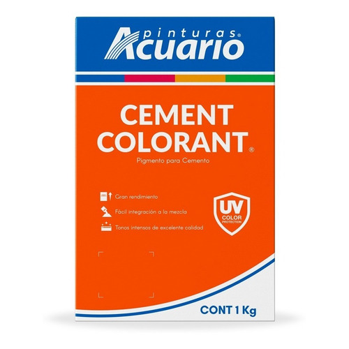 Color Para Cemento Turquesa 1kg Acuario Ca93610