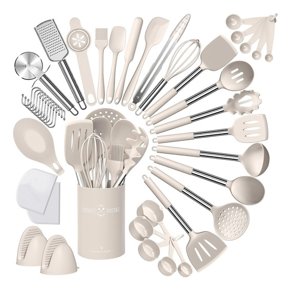 Set 43 Utensilios De Cocina Antiadherentes De Silicona