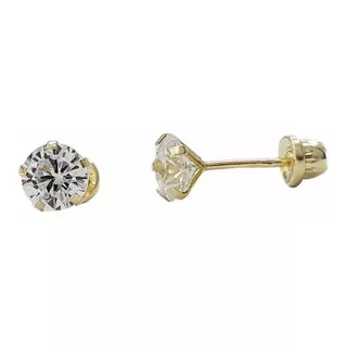 Broquel Zirconia 4mm Arete Circonia Recto 10k