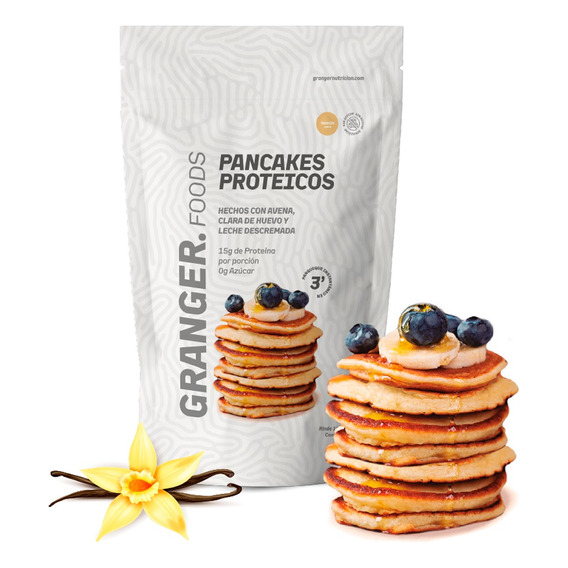 Granger Pancakes Proteicos De Vainilla Suplemento 450gr 6c
