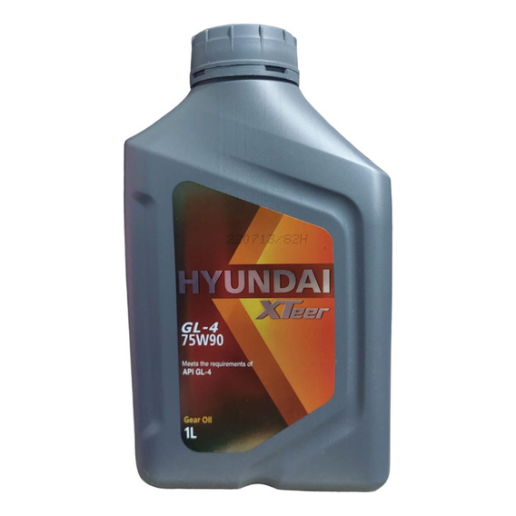 Aceite Para Transmisión 75w90 Gl4 Sintetico Hyundai 1 Lt
