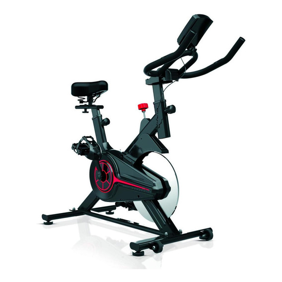 Bicicleta Spinning 8 Kg Fija Fuxion Sports Hogar Cardio Color Negro