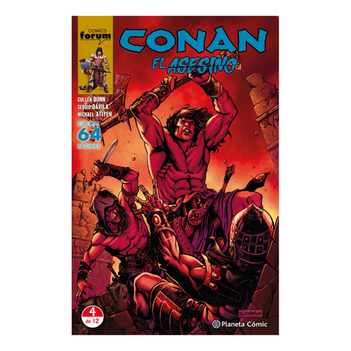 Conan El Asesino Nº 04/06, De Bunn, Cullen. Editorial Comics, Tapa Blanda, Edición 1 En Español, 2018