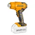 Pistola De Calor 20 V P20s 550ºc C/accesorios Hgli2002 - Smf Color Naranja Claro