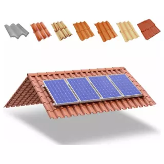 Estrutura Suporte Painéis Solares Telha Colonial 4,40mt