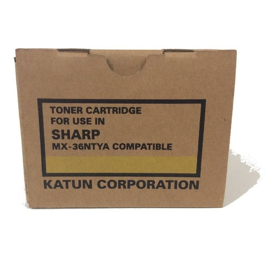 Toner Sharp Mx2610/2615/2640/3110/3115/3640 Katun Amarillo  