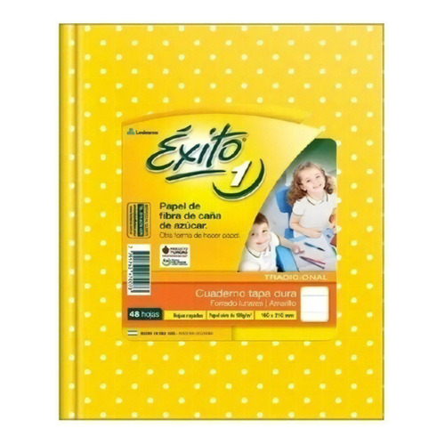 Éxito Lunar pintitas Número 1 - 21 cm - 16 cm - Amarillo - Lunar - Rayada - 48 - Unidad - 1