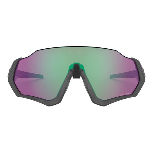 Oakley Flight Jacket Matte Steel / Prizm Road Jade Oo9401-15 Color Verde