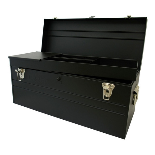 Caja de herramientas Urrea D8C20 de metal 25.4cm x 60.3cm x 28.2cm negra