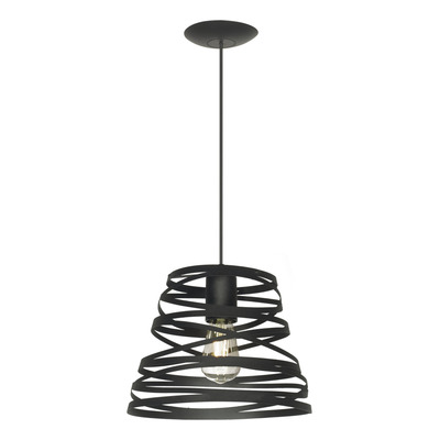 Colgante 1 Luz Cesena 30cm  C-1320 Negro Apto Led Deco 