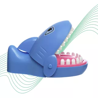 Brinquedo Tubarão Morde Dedo Pegadinha Aperta Dente Diversão