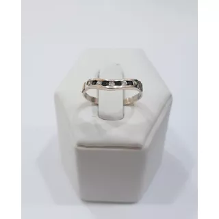 Anillo Estilo Valentino Plata/oro Con Cubic