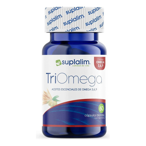 Triple Omega 3 6 9 X 60 Cap Aceites De Pescado Oliva Linaza