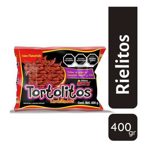 Rielitos Tortolitos 400 Gr Dulce Botanero Sabor Tamarindo