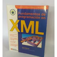 Libros Fundamentos De Programación En Xml / Dave Mercer