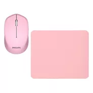 Kit Philips - Mouse Inalambrico + Pad - Pc Notebook