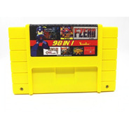Cartucho Super Nintendo 98 Jogos F-zero Donkey Kong Bomber