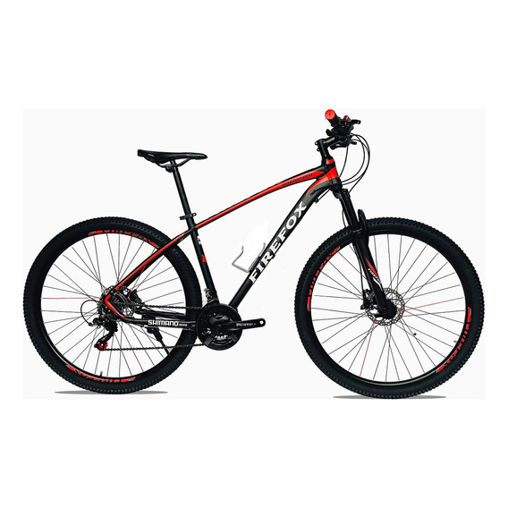 Bicicleta Mtb Firefox Raptor Pro Aro 29 De Aluminio Color Negro/rojo Tamaño Del Cuadro L