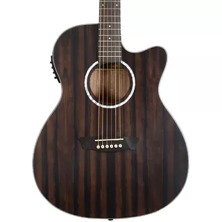 Guitarra Washburn Electroacústica Deep Forest Ebony Ace 