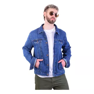 Campera Jean Hombre Rígida